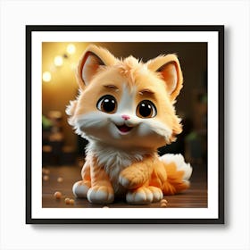 Cute Cat 30 Art Print