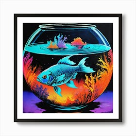 Fish Bowl 5 Art Print