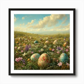 Easter Eggs 4 Art Print