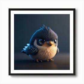 Cute Tiny Bird (31) Generative Ai Standard Scale 8 00x Art Print