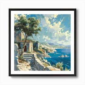 Cliffs Of Val D'Or Art Print