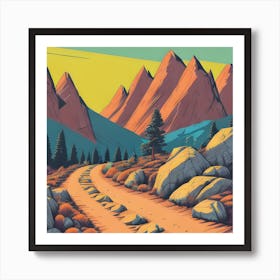 Rocky Mountains Art Print