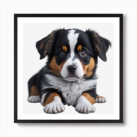 Bernese Mountain Dog Art Print