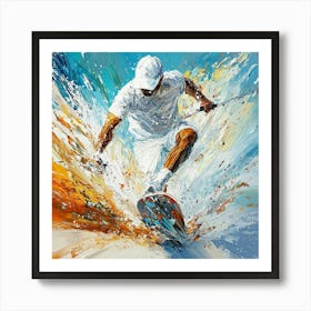 Skateboarder Art 1 Art Print