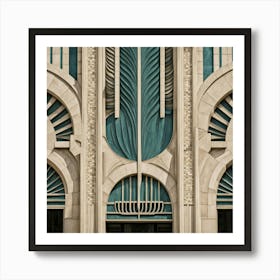 Deco Building 8 Art Print