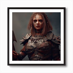 Woman With A Sword 1 Art Print