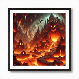 Demons Of Hell Art Print