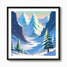 Winter Landscape 2 Art Print