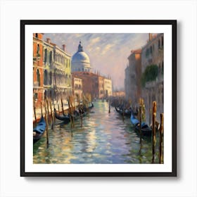 Le Grand Canal, Claude Monet Art Print 1 Art Print