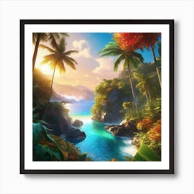 Tropical Paradise 9 Art Print