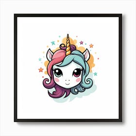 Unicorn 68 Art Print