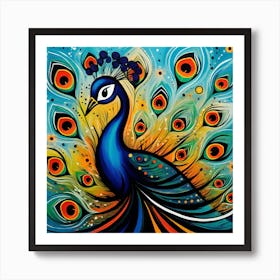 Peacock 26 Art Print