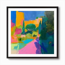 Colourful Gardens Bok Tower Gardens Usa 3 Art Print