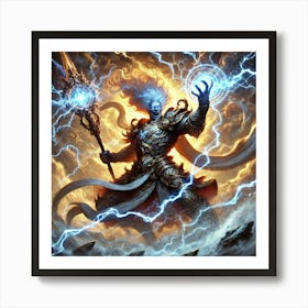 Grand Marshal Aetheron Storm Wrath Converted Art Print