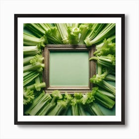 Celery Frame 1 Art Print