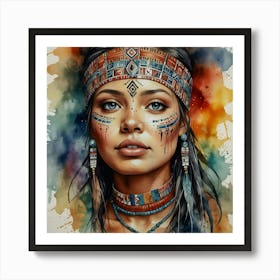 Indian Girl 1 Art Print