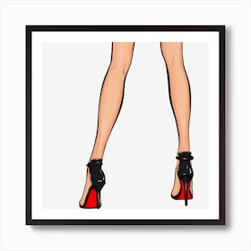 Christian Louboutin Shoes Art Print