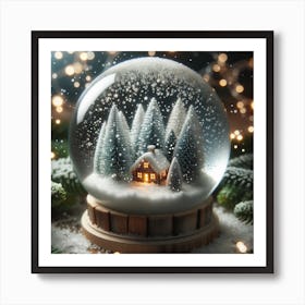 Snow Globe Art Print