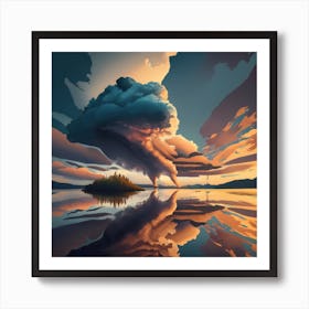 Cloudy Sky Art Print