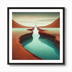 Desert Landscape Art Print