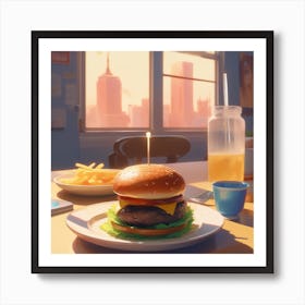 Burger 23 Art Print