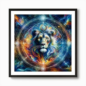 Lion Of The Forest Art Print