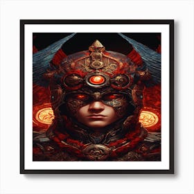 Warrior With Wings Art Print