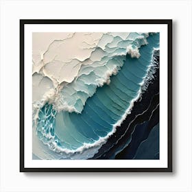 Ocean Wave 4 Art Print