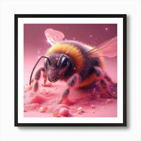 Bee In Pixie Dust Art Print