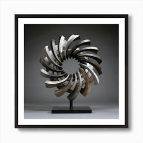 Spiral Sculpture 6 Art Print
