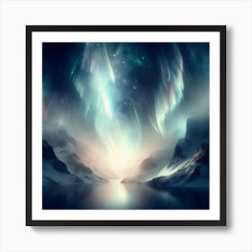 An ethereal and dreamlike depiction of the Northern Lights.2 Art Print