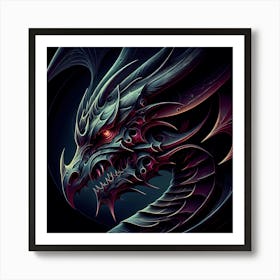 Dragon Head 1 Art Print