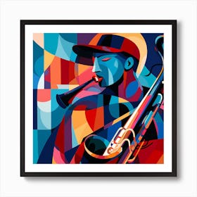 Jazz Musician 72 Art Print