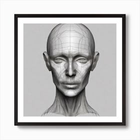 Head Of A Woman 2 Art Print