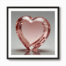 Heart Shaped Glass 1 Art Print