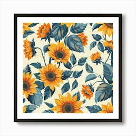 Sunflowers 6 Art Print