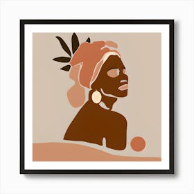 Portrait Of A Woman 3 Art Print