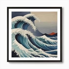 Great Wave Off Kanagawa 21 Art Print