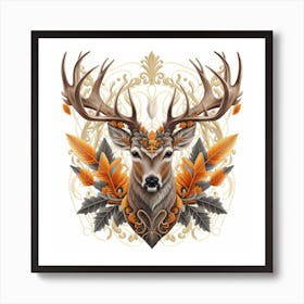 Deer Head Poster