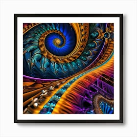 Spiral Spiral Spiral 1 Art Print