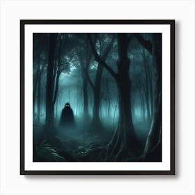 Ghost in the forest Art Print