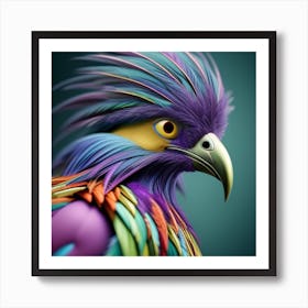 Colorful Eagle Art Print