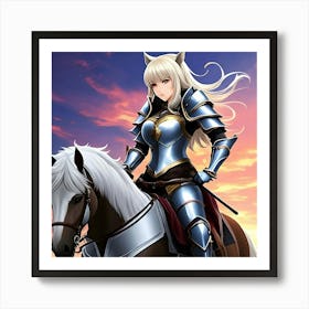 Warrior Rider Art Print