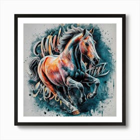 My Horse Art Print