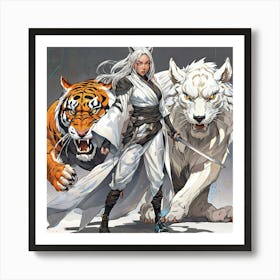 Tigress of the East 1 Art Print