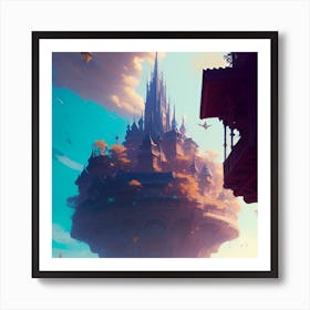 Castle In The Sky Art Print