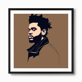 weeknd Art Print