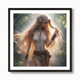 Elven Beauty 2 Art Print