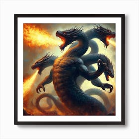 Dragons Of Hell Poster