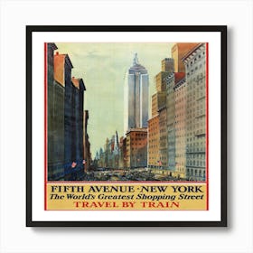 Fifth Avenue New York Art Print